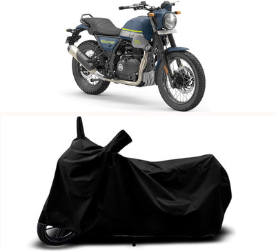 RABABLI Waterproof Two Wheeler Cover for Royal Enfield(Street Scrambler BS6, Black)