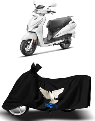 BigFly Two Wheeler Cover for Hero(Duet 125 CC BS6, Black)