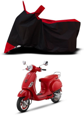 VESMEI Two Wheeler Cover for Vespa(Vespa LX, Red)