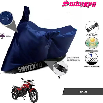 smwzxyu Waterproof Two Wheeler Cover for Honda(SP 125, Blue)