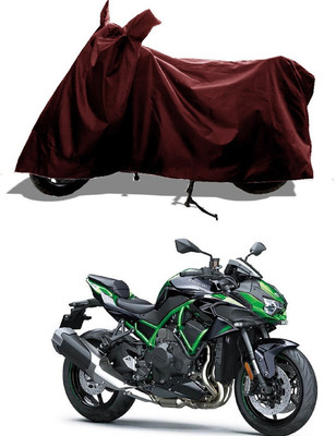 GROFATIK Two Wheeler Cover for Kawasaki(Ninja H2R, Maroon)