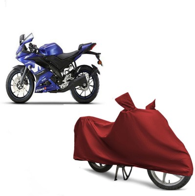 EGAL Waterproof Two Wheeler Cover for Yamaha(YZF R15 V3 Moto GP Edition, Maroon)