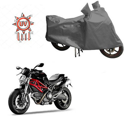 DeepShakshi AUTOMOTIVE Waterproof Two Wheeler Cover for Ducati(Monster 796 S2R, Grey)