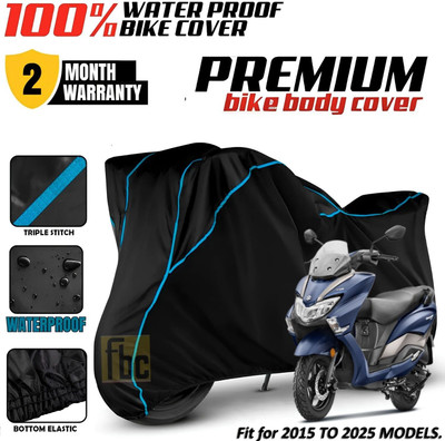 FBC Waterproof Two Wheeler Cover for Suzuki(Burgman Street 125, Grey, Multicolor)