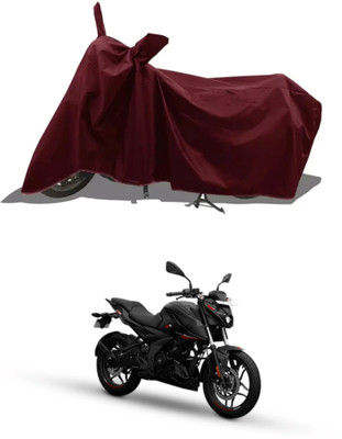 Mdstar Waterproof Two Wheeler Cover for Bajaj(Pulsar N160, Maroon)