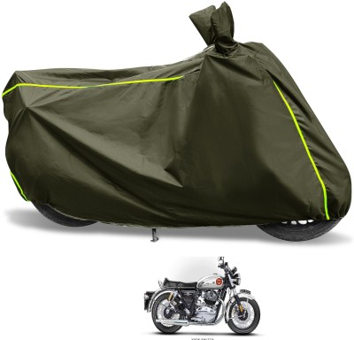 Euro Care Waterproof Two Wheeler Cover for Royal Enfield(Interceptor 650, Green)