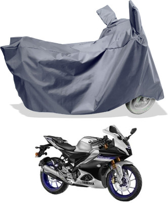Amexride Two Wheeler Cover for Yamaha(YZF R15, Grey)