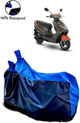 APNEK Waterproof Two Wheeler Cover for Okinawa(Ridge Plus, Blue)