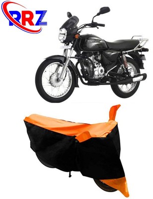 RRZ Waterproof Two Wheeler Cover for Bajaj(Boxer BM 150, Black, Orange)