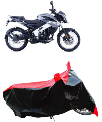 KEDIT Two Wheeler Cover for Bajaj(Pulsar NS-160, Red)