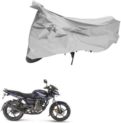 Mdstar Waterproof Two Wheeler Cover for Bajaj(Caliber, Silver)
