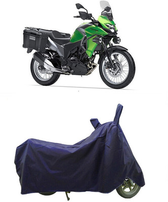 Coxtor Waterproof Two Wheeler Cover for Kawasaki(Versys-X 300, Blue)