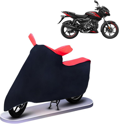 KEDIT Two Wheeler Cover for Bajaj(Pulsar 125 Neon, Red, Black)