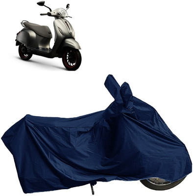 DIGGU Two Wheeler Cover for Bajaj(Chetak, Blue)