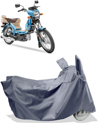 Amexride Two Wheeler Cover for TVS(XL 100 Comfort BS6, Grey)