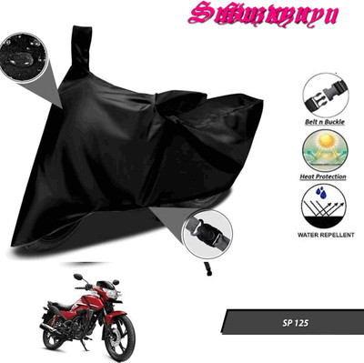 smwzxyu Waterproof Two Wheeler Cover for Honda(SP 125, Black)