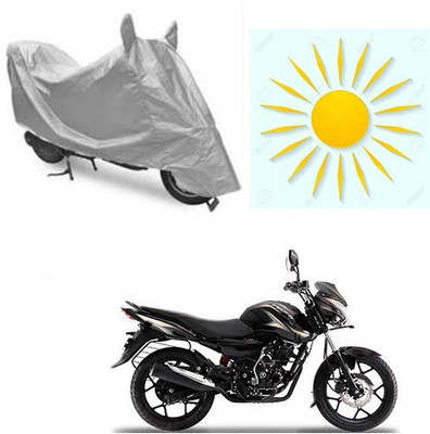 AJSTAR Waterproof Two Wheeler Cover for Bajaj(Discover 150 s, Silver)