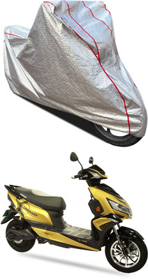 GOSHIV-car and bike accessories Waterproof Two Wheeler Cover for Okinawa(Silver)