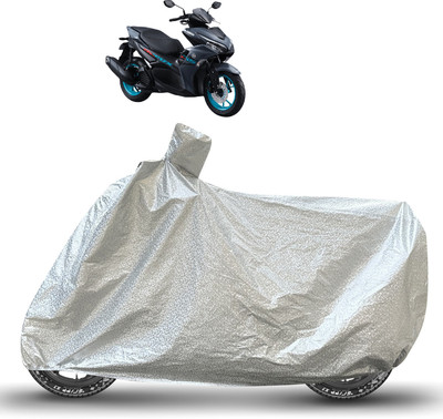 Caronix Waterproof Two Wheeler Cover for Yamaha(Aerox 155 Maxi, Silver)