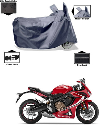 PAGORA Waterproof Two Wheeler Cover for Honda(CBR650R, Grey)