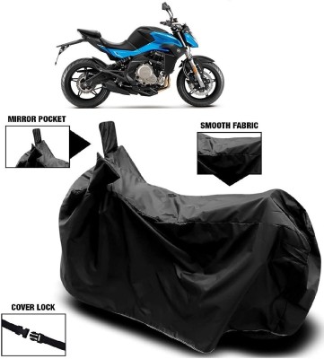 MMSSTAR Waterproof Two Wheeler Cover for CFMoto(650 NK, Black)