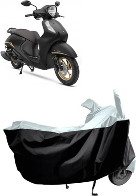 Amexride Two Wheeler Cover for Yamaha(Fascino 125 FI, Multicolor)