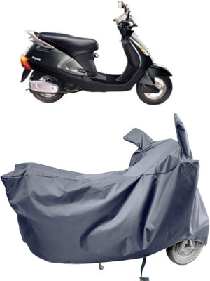 Amexride Two Wheeler Cover for Kinetic(Nova EX, Grey)