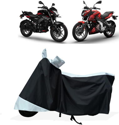 Tricway Two Wheeler Cover for Bajaj(Pulsar NS-160, White)