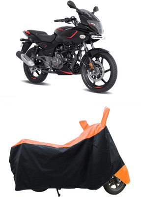 Coxtor Waterproof Two Wheeler Cover for Bajaj(Pulsar 180F, Orange)