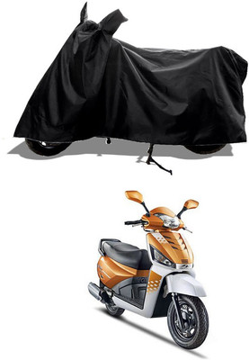 GROFATIK Two Wheeler Cover for Mahindra(Gusto 125 BS6, Black)