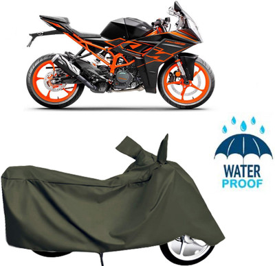 Autoinnovation Waterproof Two Wheeler Cover for KTM(Green)