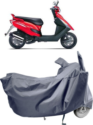Amexride Two Wheeler Cover for Bajaj(Kristal, Grey)