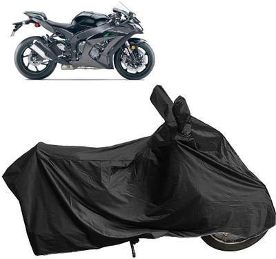 DIGGU Two Wheeler Cover for Kawasaki(Ninja ZX-10R SE BS6, Black)