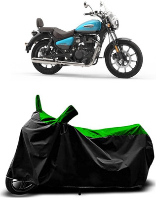 VESMEI Two Wheeler Cover for Royal Enfield(Meteor 350, Green)
