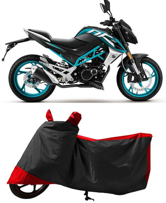 GROFATIK Two Wheeler Cover for CFMoto(150NK, Red)