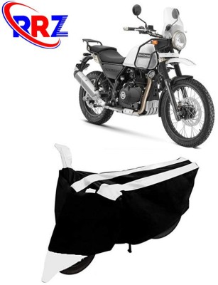 RRZ Waterproof Two Wheeler Cover for Royal Enfield(Himalayan, Black, White)