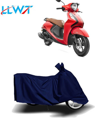 KPIND Waterproof Two Wheeler Cover for Yamaha(Fascino 125 FI, Blue)