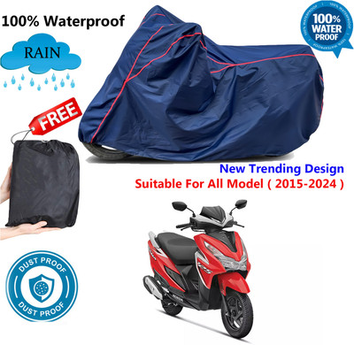 AUTOCAD Waterproof Two Wheeler Cover for Honda(Grazia, Blue, Red)