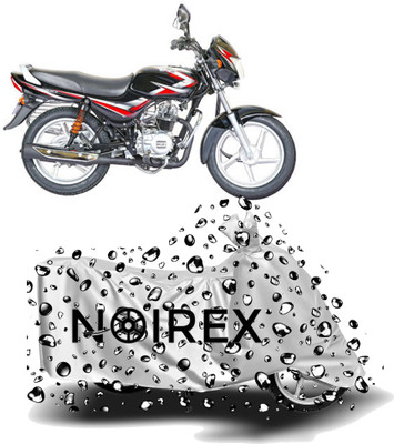 NOIREX Two Wheeler Cover for Bajaj(CT100, Silver)