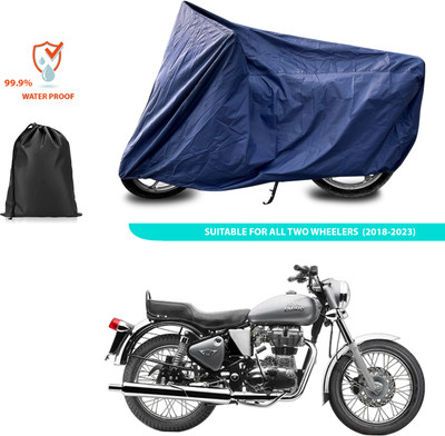 CODOKI Waterproof Two Wheeler Cover for Royal Enfield(Electra 4S, Blue)