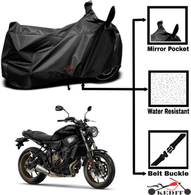 KEDIT Two Wheeler Cover for Yamaha(XSR155, Black)