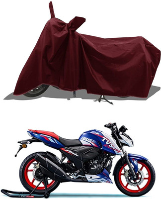 KEDIT Two Wheeler Cover for TVS(Apache RTR 165 RP, Maroon)