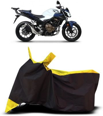 VESMEI Two Wheeler Cover for Honda(CB500F, Yellow)