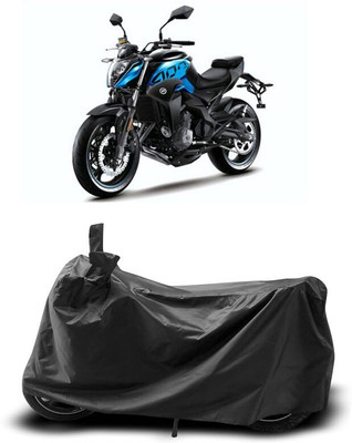 AASHTIK MART Two Wheeler Cover for 22Motors(400NK, Black)