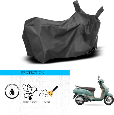 ANTHUB Waterproof Two Wheeler Cover for Suzuki(Access, Black)