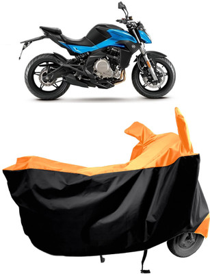 Amexride Two Wheeler Cover for CFMoto(650 NK BS6, Multicolor)