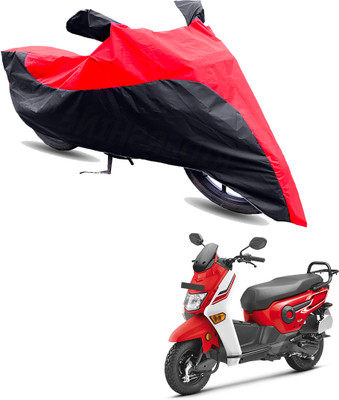 Motodreka Two Wheeler Cover for Honda(Cliq BS6, Red, Black)