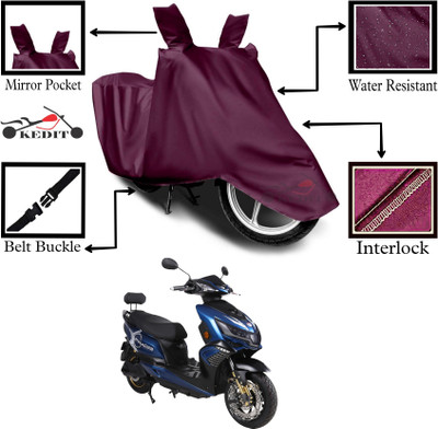 AASHTIK MART Two Wheeler Cover for Okinawa(i-Praise, Maroon)