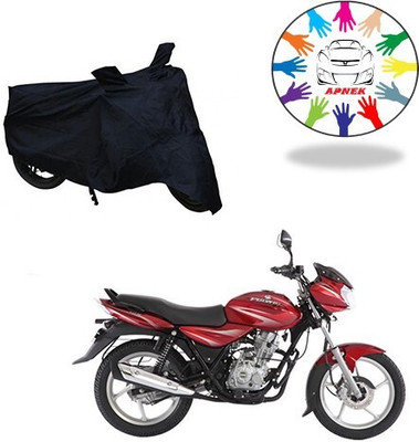 MMSSTAR Waterproof Two Wheeler Cover for Bajaj(Caliber, Black)