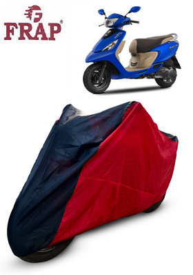 Frap Two Wheeler Cover for TVS(Zest, Red, Black)
